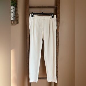 Maje Cream Tailored Trousers